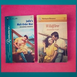 VTG Trashy Romance Paperback Novels Bundle of 2